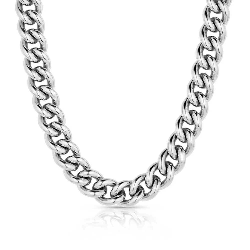 Montana Silversmiths Medium Cuban Link Chain 1