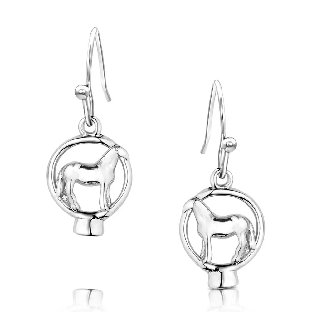Montana Silversmiths Horses Of The Word Earrings 1