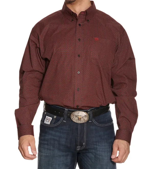 Cinch Men's Long Sleeve Western Shirt 1
