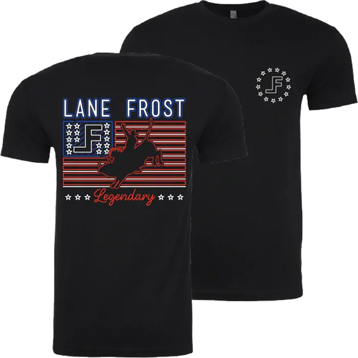 Lane Frost "Neon Patriot" T-Shirt 1