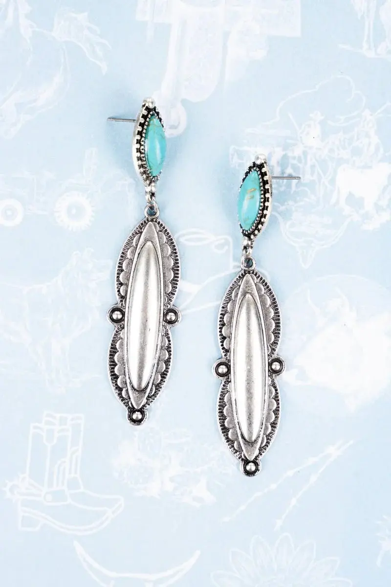 Turquoise Coldsprings Earrings 1