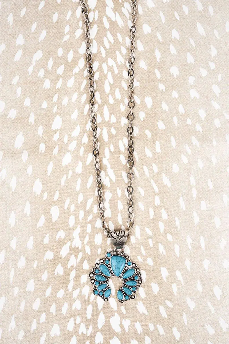 Turquoise Laurel Naja Necklace 1