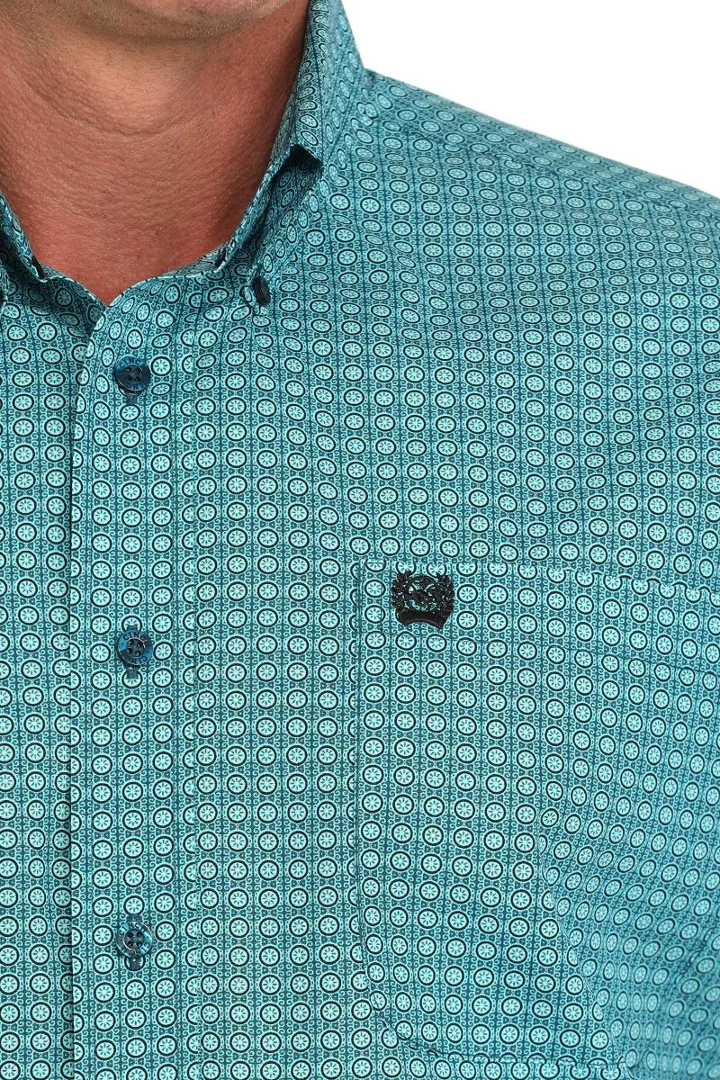 Cinch Medallion Print Button-Down Western Shirt 2