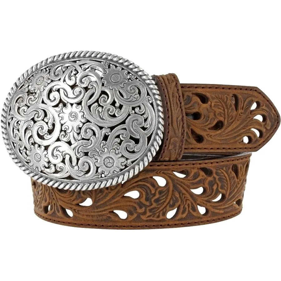 Brighton Pierced Filigree Trophy Belt 1