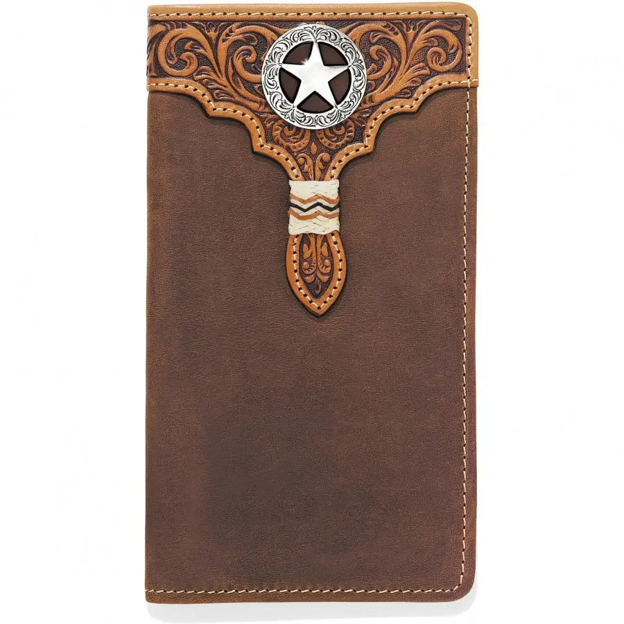 Silver Creek Lone Star Checkbook Wallet 1
