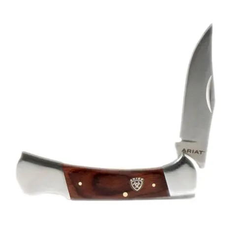 Ariat Large Folding Backlock Knife 1
