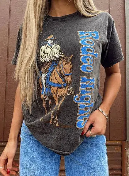 Zutter Rodeo Nights Cowboy Graphic Tee 1