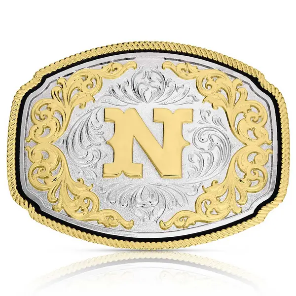 Montana Silversmith Western Initial N Buckle 1