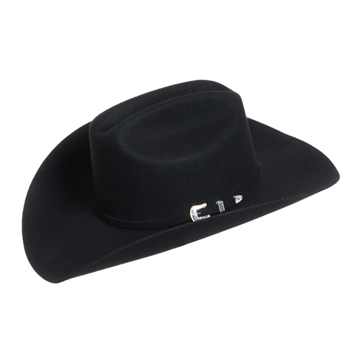 Stetson Oak Ridge Black Felt Western Hat 1