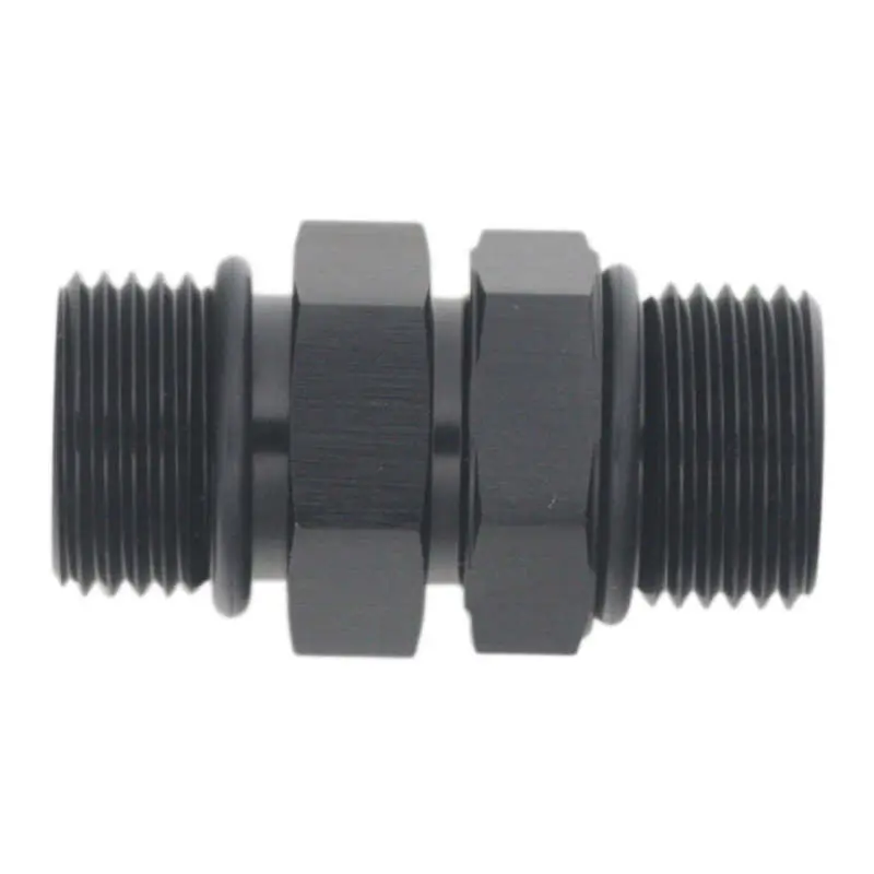 Deatschwerks 8An Orb Male-To-Male Swivel Adapter – Anodized Matte Black 1
