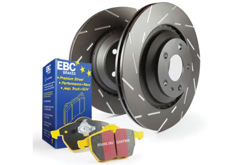 Ebc Yellowstuff Brake Pads And Usr Drilled & Slotted Rotors Kit 1