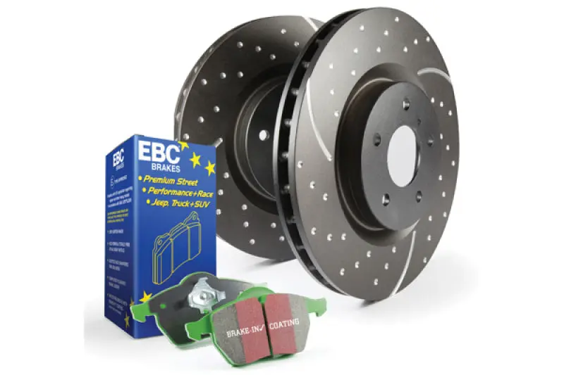 Ebc S3 Street Performance Brake Kit – Greenstuff Pads And Grooved Gd Rotors 1