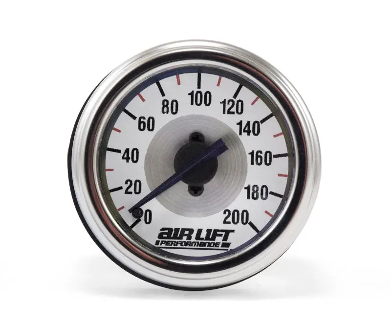 Air Lift Single-Tube Air Pressure Gauge – 0–200 Psi Range 1