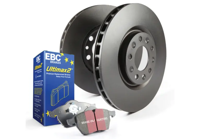 Ebc Ultimax S1 Brake Kit: High-Performance Pads + Rk Slotted Rotors 1