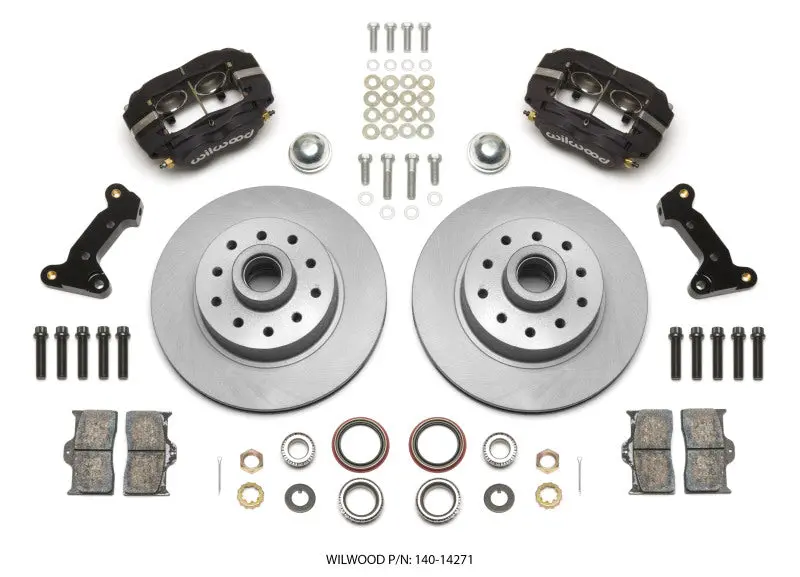 Wilwood Forged Dynalite Front Brake Kit – 11.03" Single-Piece Rotor & Hub For 1974–1980 Pinto/Mustang Ii (Disc Spindle Only) 1