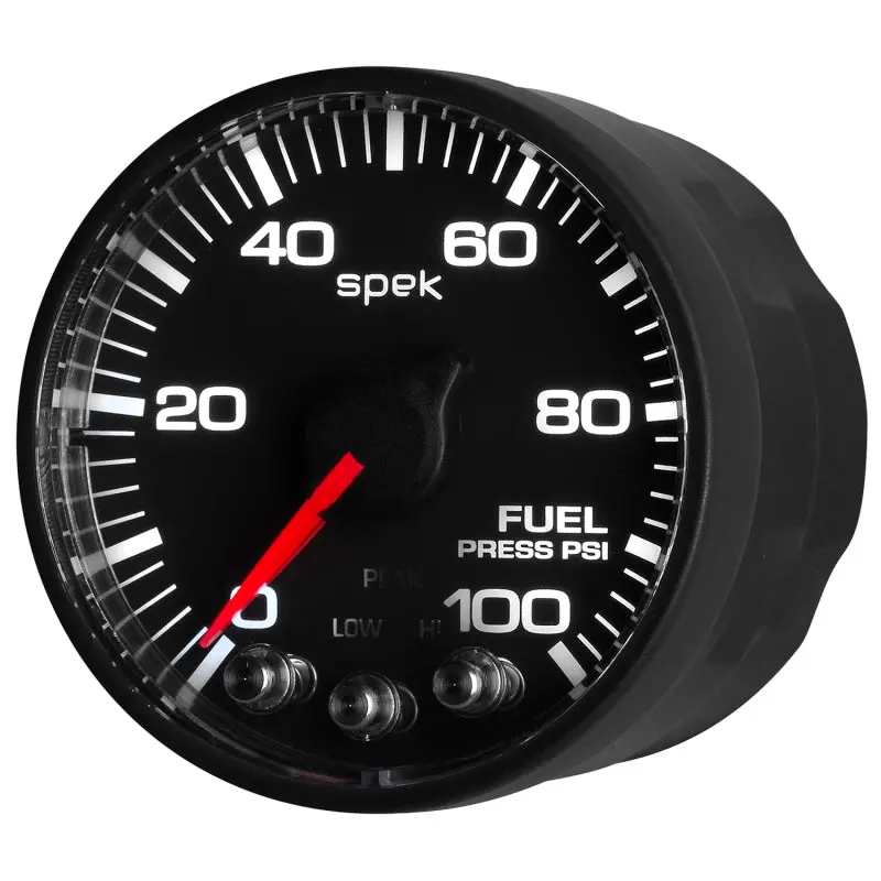 Autometer Spek-Pro Nascar-Style Fuel Pressure Gauge – 2-1/16", 0–100 Psi, Ecu-Compatible 1