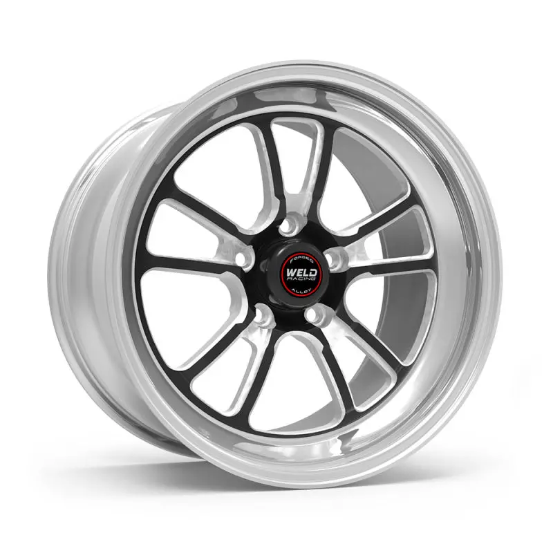 Weld S70 Rt-S Drag Racing Wheel – 17X11", 5X120.65, 7.7" Backspace, Gloss Black 1