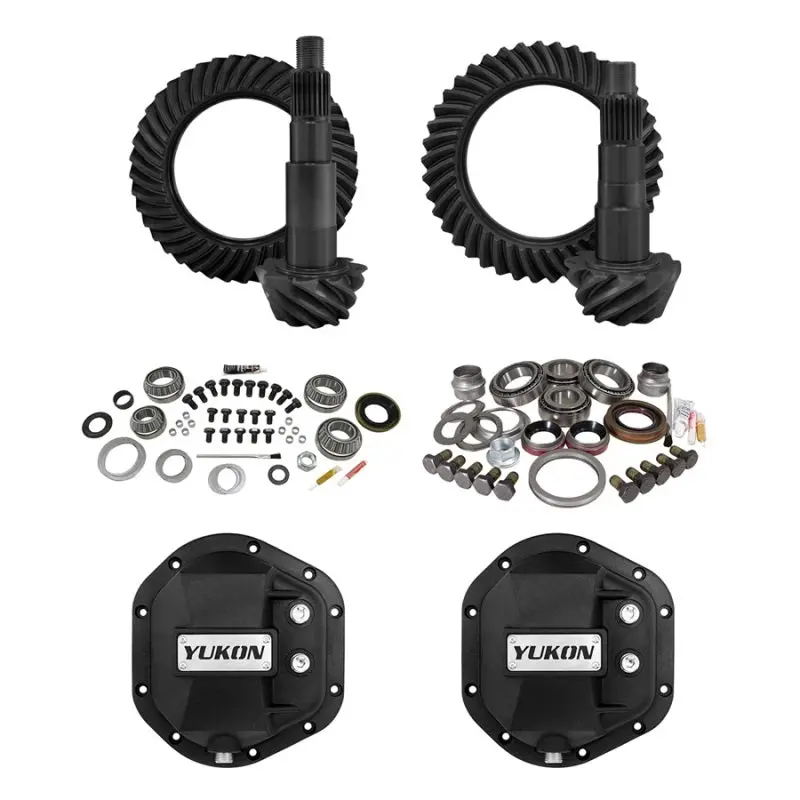 Yukon Gear & Axle Stg 2 Re-Gear Kit For 2007–2018 Jeep Wrangler – Dana 44, 5.13 Ratio, Front & Rear W/ Cover 1
