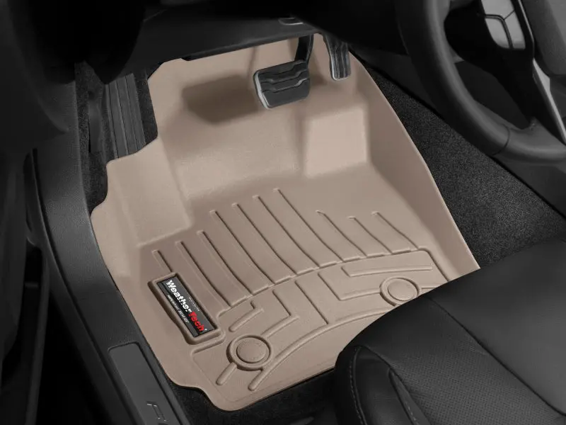 Wt Floorliner Custom-Fit Front Floor Mat – Tan Color 1