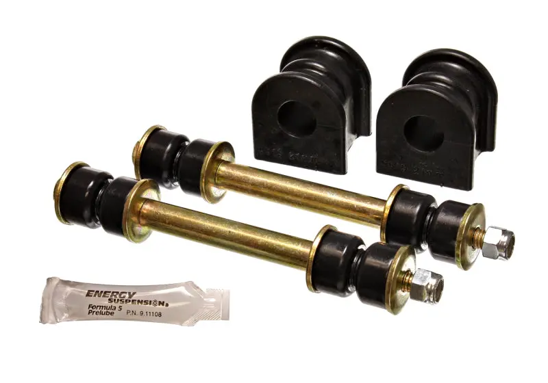 Energy Suspension 17Mm Rear Sway Bar Kit – Black Polyurethane Bushings 1