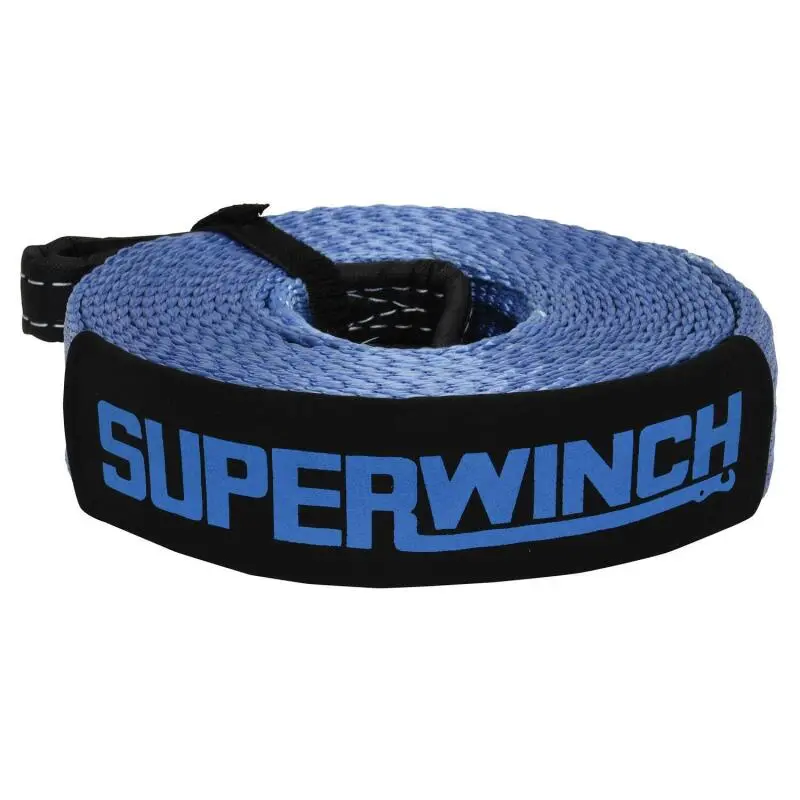Superwinch Heavy-Duty Recovery Strap – 20,000 Lb Capacity, 2" X 30 Ft, Reinforced Closed-Loop Ends 1