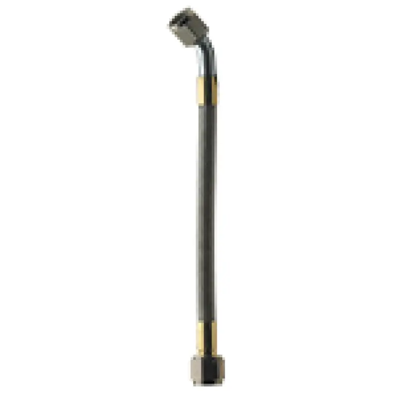 Fragola -8An Stainless Steel Hose Assembly — Straight To 45° Fitting, 24" Length 1