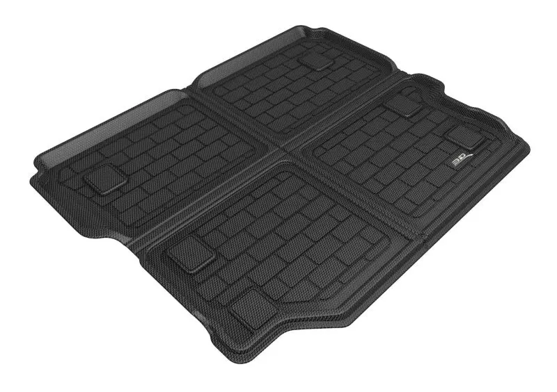 3D Maxpider Custom Cargo Liner For 2018–2024 Jeep Wrangler Unlimited (Jl) – Black, Flat-Floor Compatible 1
