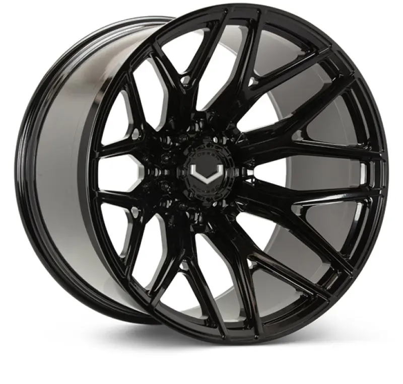Vossen Vfx-03 Forged Alloy Wheel – 20×10", 8×170, Et18, Gloss Black, Super Deep Lip 1