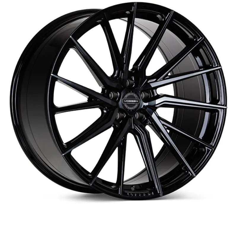 Vossen Hf-4T 20X8.5-Inch Right-Side Wheel – 5X112 Pcd, Et40 Offset, Flat Face, Tinted Gloss Black 1
