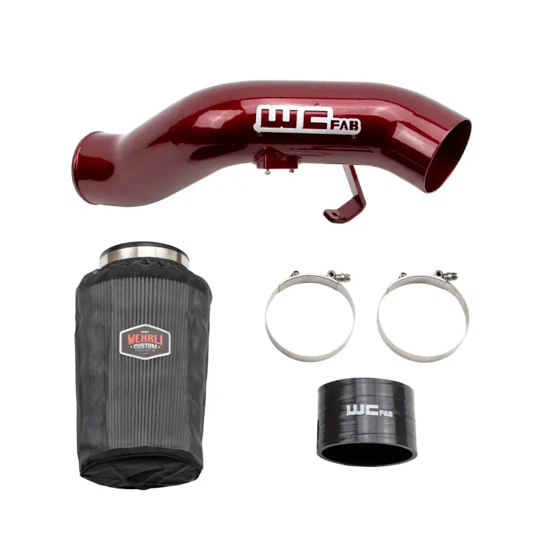Wehrli 4" Cold-Air Intake Kit For 2003–2007 Ford 6.0L Powerstroke – Fine-Texture Black Coating 1