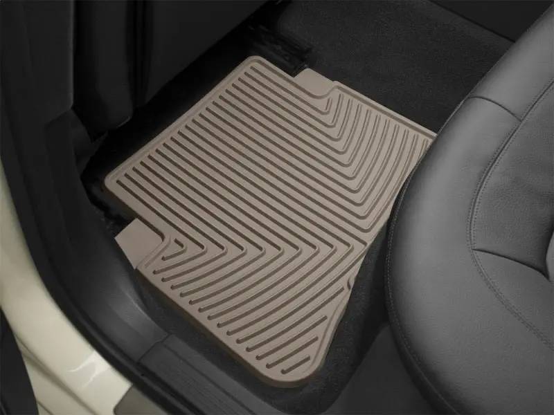 Weathertech Rear Floor Mats For 2016+ Toyota Prius – Tan Rubberized Liners 1