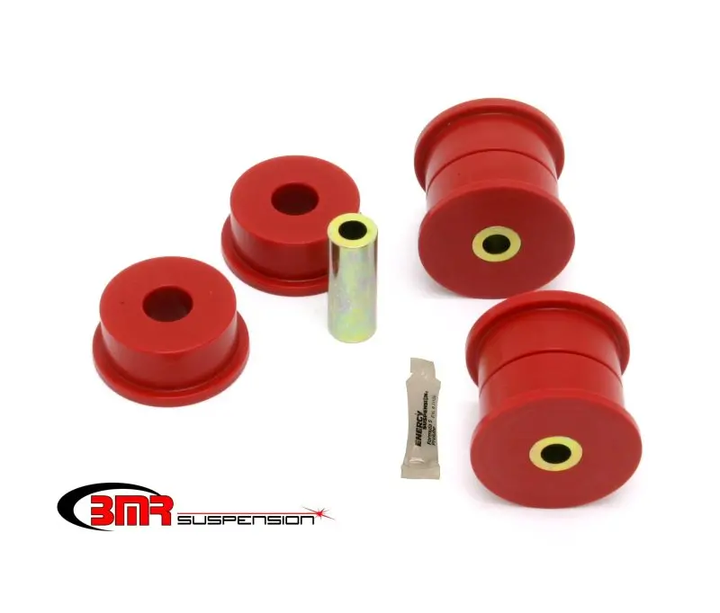 Bmr Polyurethane Differential Mount Bushing Kit For 2010–2015 Chevrolet Camaro (5Th Gen) – Pro Version, Red 1