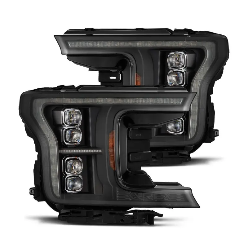 Alpharex Nova Led Projector Headlights – Black Housing, For 2018–2020 Ford F-150 (14Th Gen G2 Style) 1