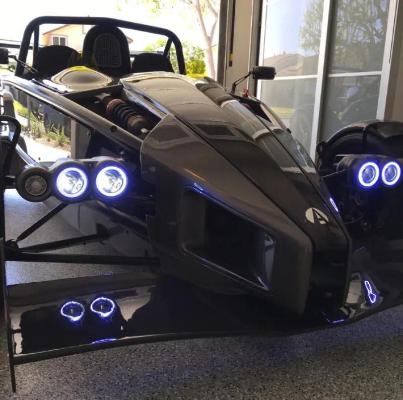 Oracle Led Dual Halo Headlight Kit For Ariel Atom (2003–2018) – Waterproof White Halo Rings 1